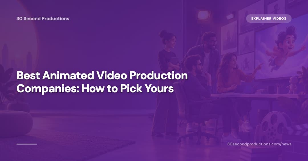 Small-business owner comparing three animated video production quotes at a table