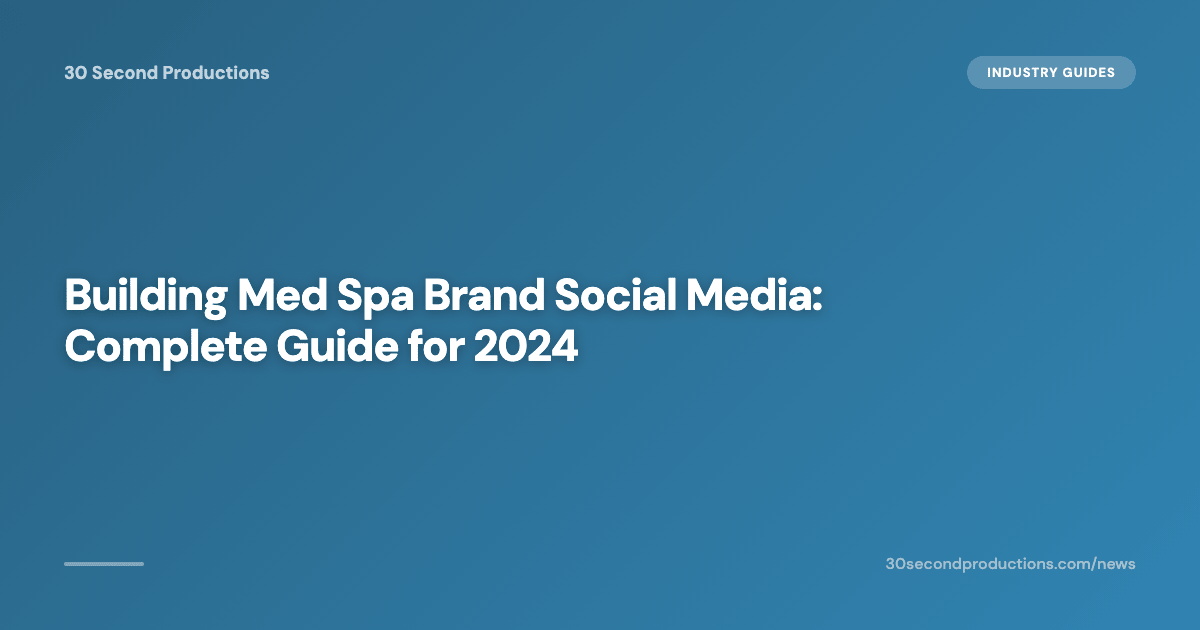 Medspa-Marke auf Social Media aufbauen: Der komplette Leitfaden für 2024