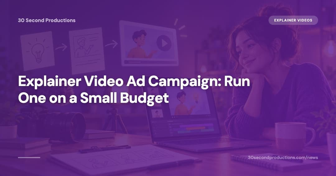 Owner cutting one explainer video into short ad versions that lead to a landing page