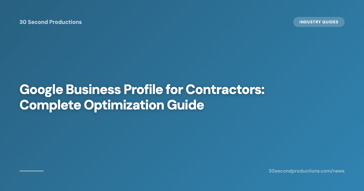 Google Unternehmensprofil für Handwerker: Der komplette Optimierungs-Guide