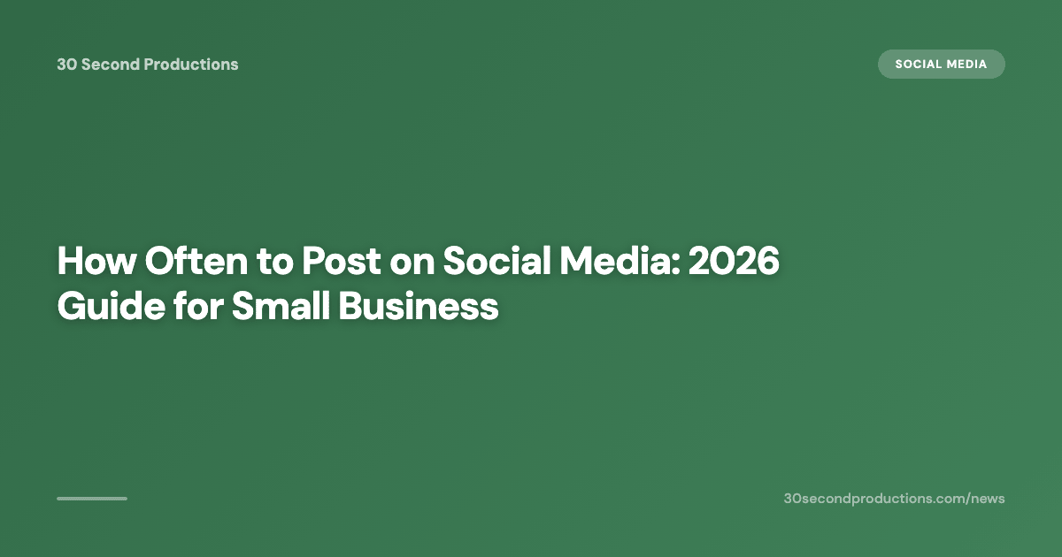 Wie oft solltest du auf Social Media posten? Leitfaden 2026 für kleine Unternehmen