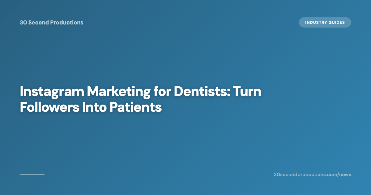 Instagram-Marketing für Zahnärzte: Aus Followern werden Patienten