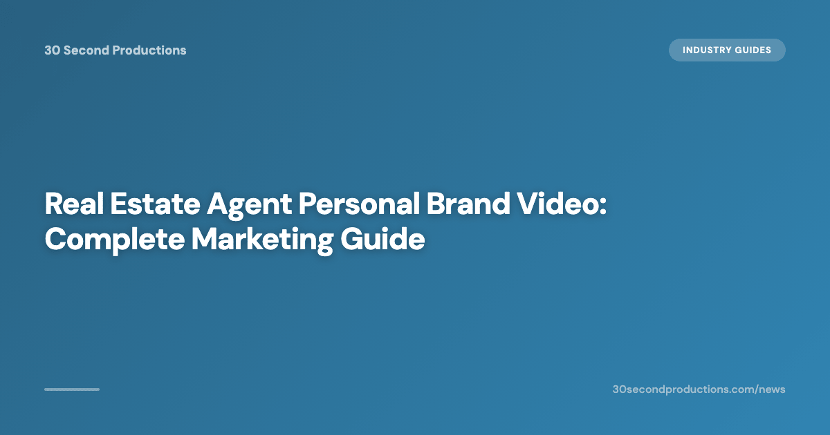 Personal-Brand-Video für Immobilienmakler: Der komplette Marketingguide