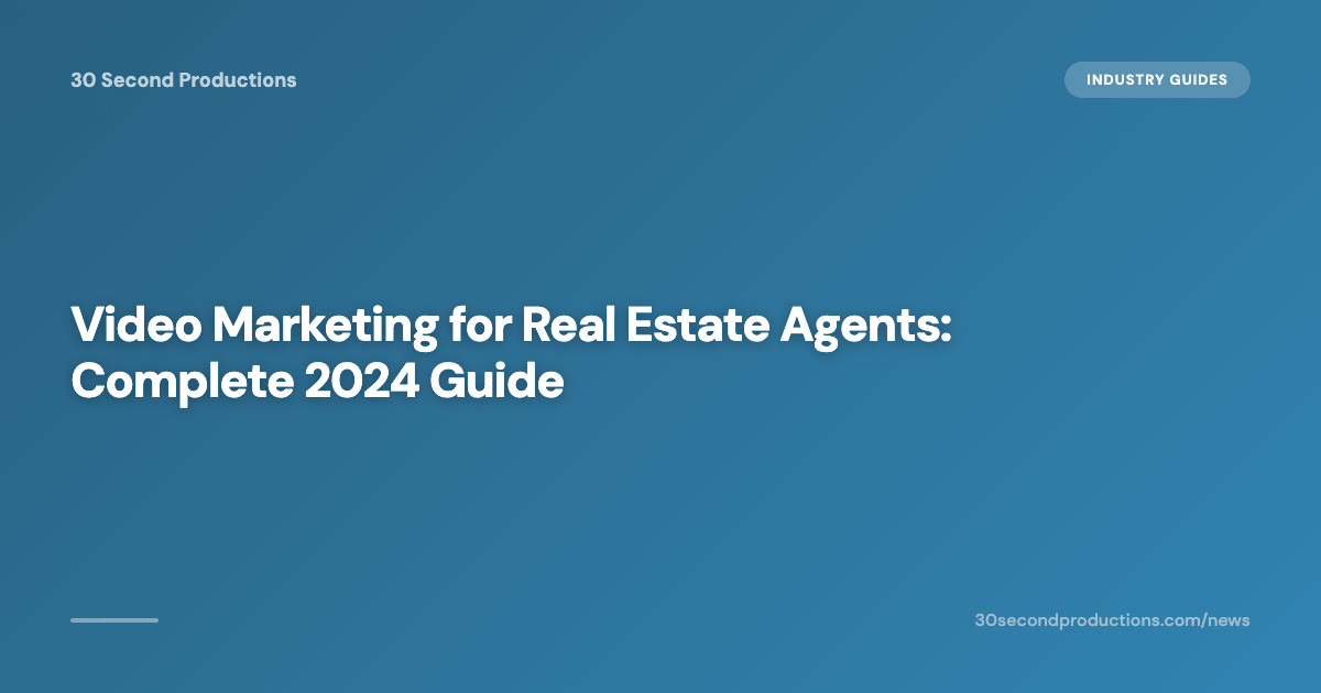 Video-Marketing für Immobilienmakler: Der komplette Guide 2024