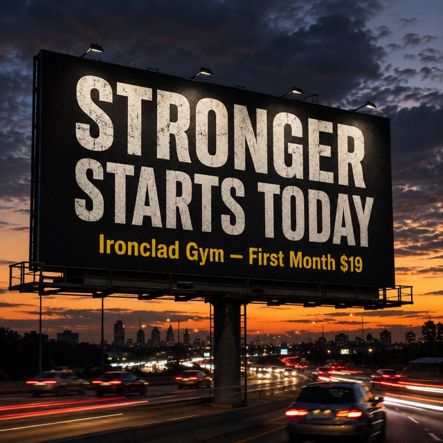 Billboard ad example