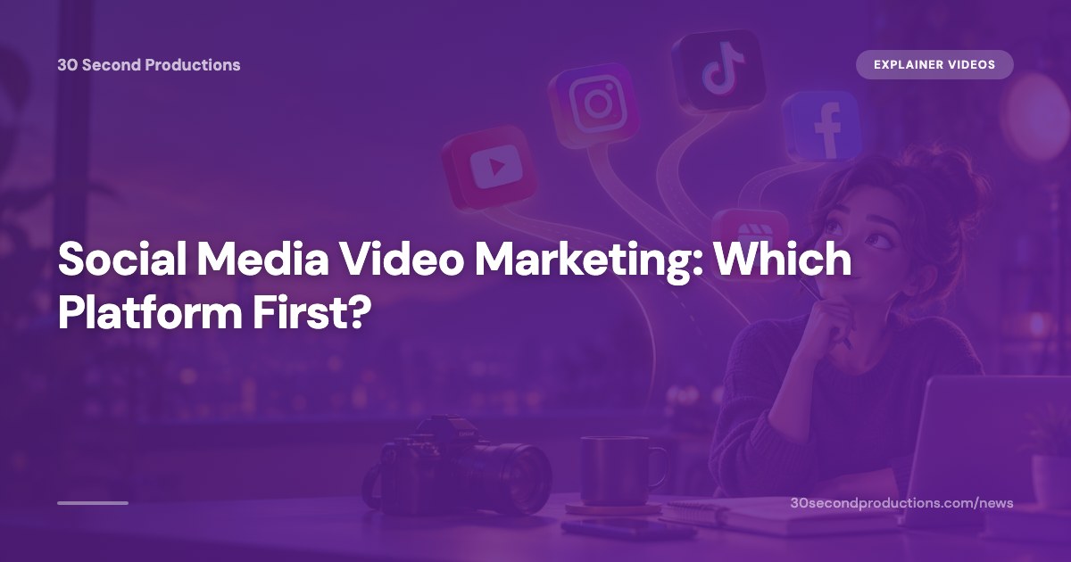 Ein lokaler Unternehmer macht aus einem kurzen Video passende Versionen für verschiedene Social-Media-Apps
